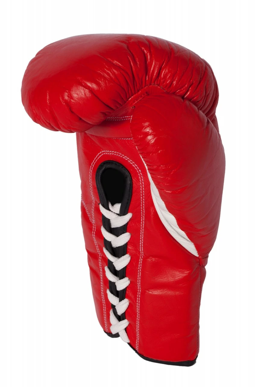Boxhandschuhe Leder Mit Schnürung – Bild 4
