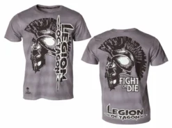 LEGION OCTAGON T-Shirt Fight Or Die, Grau