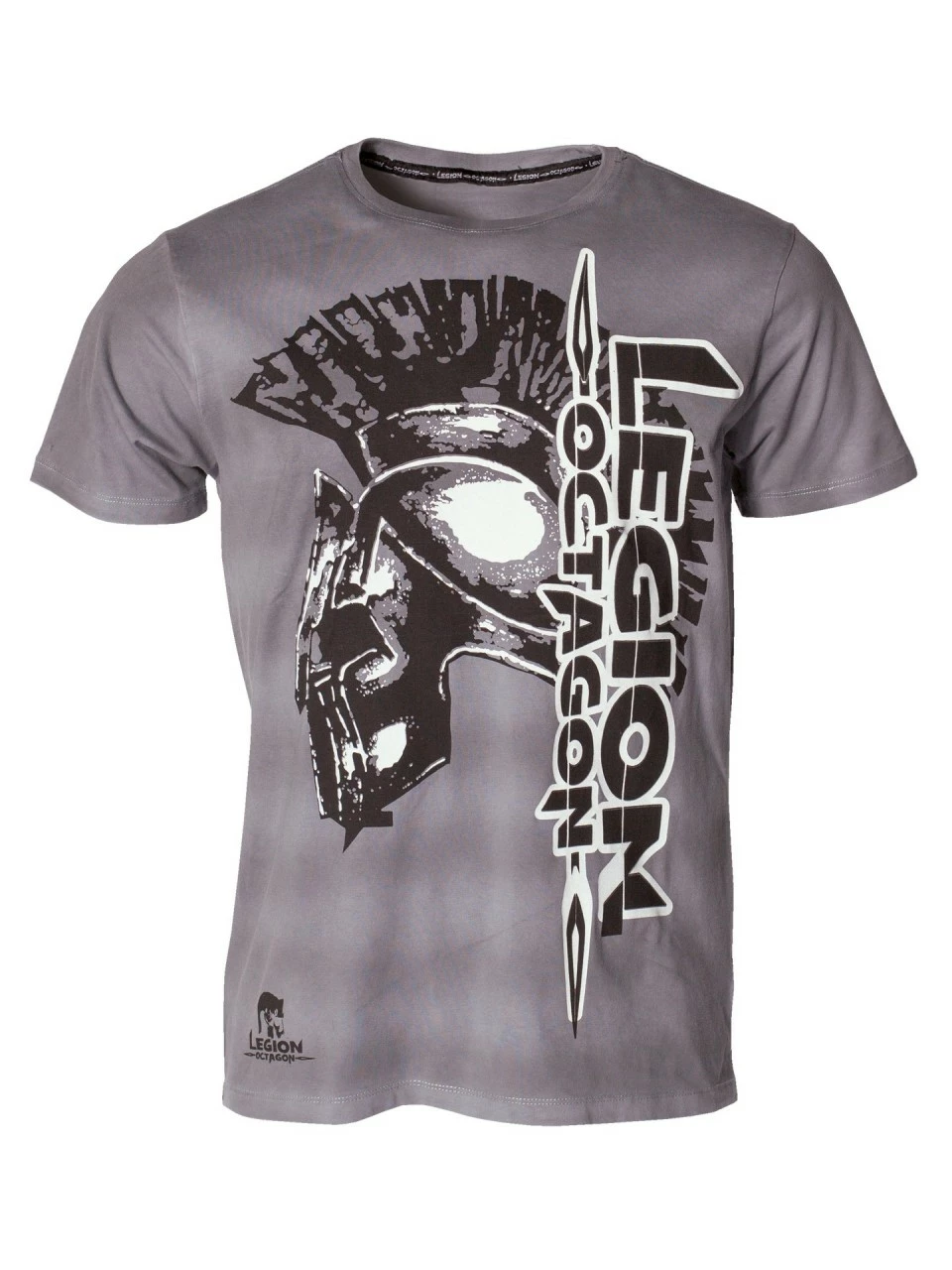 LEGION OCTAGON T-Shirt Fight Or Die, Grau – Bild 2