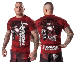 LEGION OCTAGON T-Shirt Fight Or Die, Rot